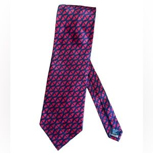 TOM McLELLON ‘Tongue Tied’ Red Hand Made 100% Silk